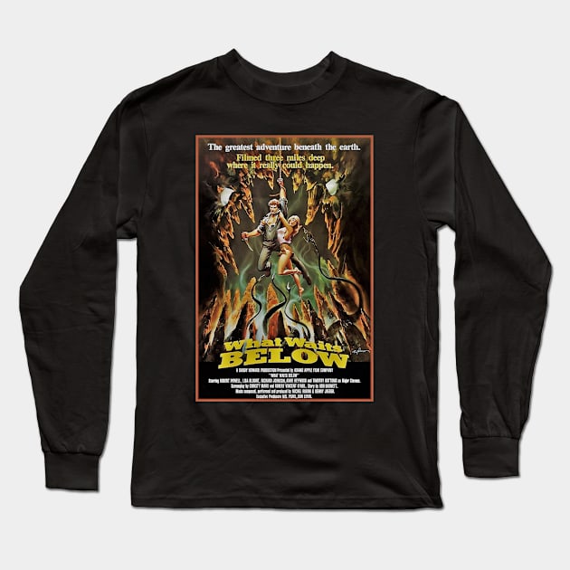 What Waits Below Long Sleeve T-Shirt by SciFi_Kaiju_Guy